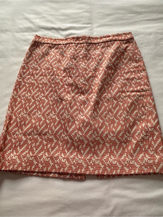 J. Crew Dresses & Skirts - EUC! RARE! J.Crew Orange Ikat Pencil Skirt